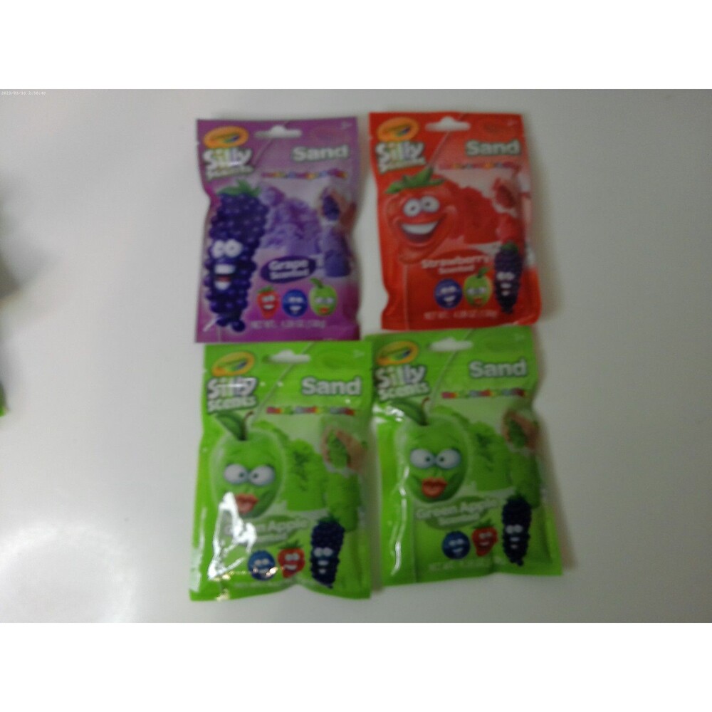 Crayola Silly Scents Sand Mold Sculpt & Play Lot of 4